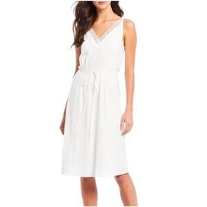 Gibson Latimer Linen Midi Dress